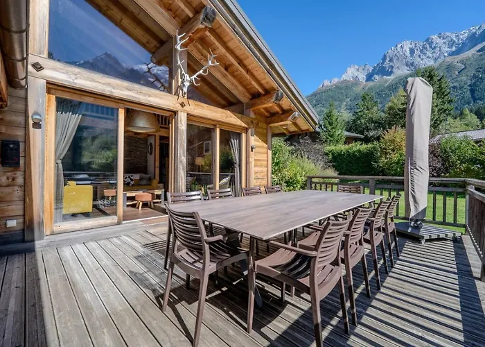 Шале Vieil Ours Douillet 11pax Familial Vue Шамоні